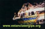 Barco de fogo tradicional nas festas juninas de Estancia em Sergipe